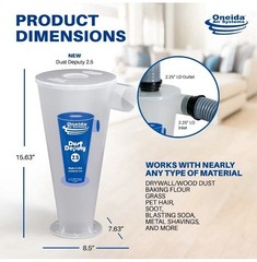Dust Deputy 2.5 DIY Cyclone Separator.Free Shipping!!!