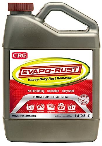 128 OZ ER012 Super Safe, Non Toxic Rust Remover for Auto Parts, Hardware, Antiqu