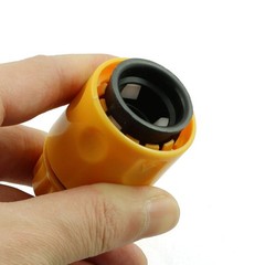 PZRT 2pcs 1/2 Inch Garden Hose Repair Kit Yellow ABS Plastic inch,