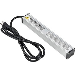 12″ 6 Outlet Aluminum Power Strip with 6-ft Cord ETL/cETL