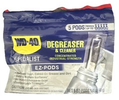 WD-40 Specialist Industrial-Strength Degreaser EZ-PODS 5/CT X 2 Pack NEW NIP