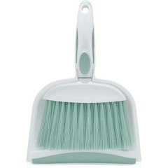 Broom Dustpan Brush Small Dust pan: and 1pcs, Light Green
