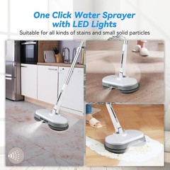 Floor Scrubber Cleaner Machine Commercial Hard Polisher Compact Electric Mop