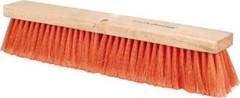 PRO SOURCE Safety Orange Push Broom Head: 18″ Wide, Handle Sold Separately
