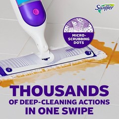 Swiffer PowerMop Multi-Surface Mopping Pad Refills for 11 Count, White/Purple