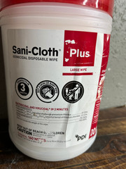 4 Pack PDI Sani-Cloth Plus Germicidal Disposable Wipes 160 Wipes Exp 01/2028