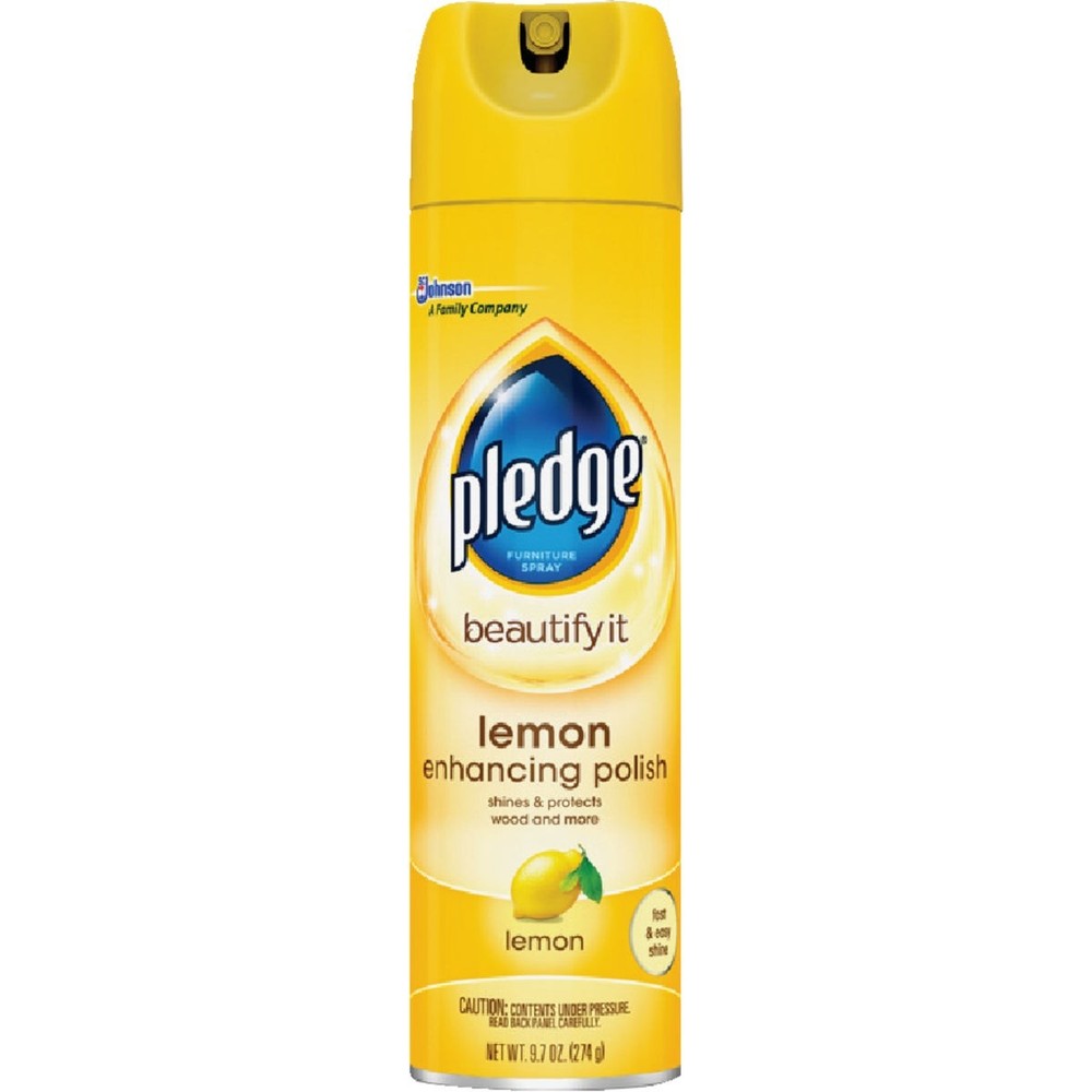 Pledge 9.7 Oz. Lemon Furniture Polish 72372 Pack of 6 Pledge 73809 046500723728