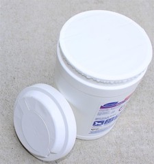 Sanitary Rags In A Jar. Shop Rag in 12 plastic dispensers Non woven cleaning $5