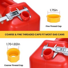 Upgraded Gas Can Spout Replacement, 3-Pack Nozzle Leak-Proof Yellow
