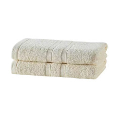 Bleach Friendly 100% Cotton Quick Dry 2-Bath, 2-Hand, 2-Washcloth 6-Piece Towel