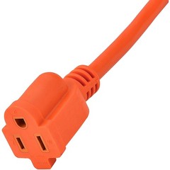 100 Ft. Outdoor Extension Cord 16/3 Ga 10A Orange