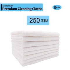 Microfiber Cleaning Cloth-8PK High Absorbent Lint-Free Scratch-Free Multi-Pur…