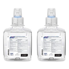 PURELL 655102CT 1200 ml Hand Sanitizer GRN Cert Foam Refill for CS6 (2/CT) New