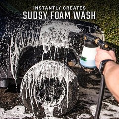 Slick Products 64 Ounce Wash & Wax Foam Sprayer Gun Concentrated Cleaner Bundle