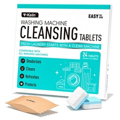 Washing Machine Cleaner Tablets 24 Pack -1 Year Supply 1 Count (Pack of 24)
