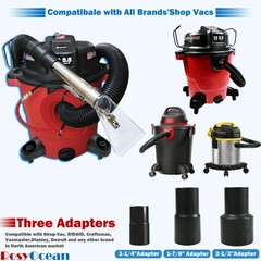 Universal with Any Brand Vac Extractor Hose Kit Attachment with 2-1/2″ & 1-7/…