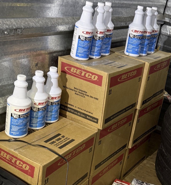 Betco Fight-Bac RTU Disinfectant Cleaner, 32oz Pack of 3