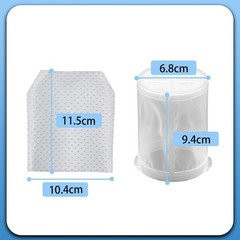 Aolleteau Filter Compatible with Makita Cordless Vacuums HEPA & Cloth