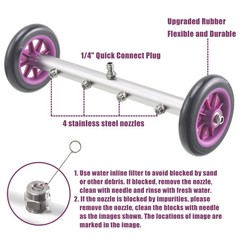 PWACCS Pressure Washer Undercarriage Cleaner – 16 Inch Power Purple