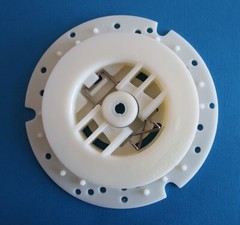 PAD RETAINER FOR VARIOUS TENNANT WALK BEHIND SCRUBBERS, REPL 370095, 3090, 99691