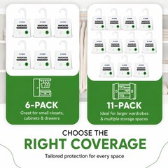 Clothes Moth Traps – 11 Pack | Extra Strength Pheromone Sticky for…