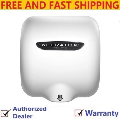 Excel Dryer XLERATOR Eco XL-BW-ECO 120V Hand Dryer White With 7 Year Warranty