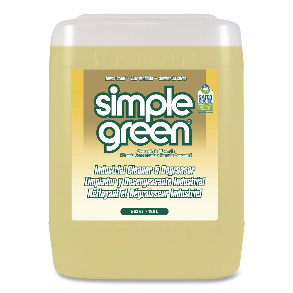 Simple Green 3014005 5 Gallon Industrial Cleaner and Degreaser – Lemon Scent New