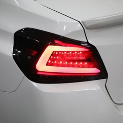 2015-2021 Subaru WRX US Spec Sequential LED Tail Lights Pair Black Smoke