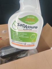 San Assure Cordless Electrostatic Sprayer And Solution Kit Brand New