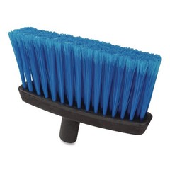 Carlisle 4685314 12″ Duo-Sweep Flagged Light Industrial Broom Head – Blu/Blk New