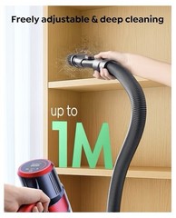 Sunsare Cordless Vacuum Cleaner, 600W/50KPa Stick Vacuum, Wall Mount, Auto Mode