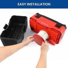 4 Pack Vacuum Filter Compatible With Milwaukee Shop Vac M18 Wet Dry 49-90-190…