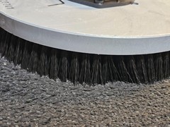 TENNANT Rotary Brush Round, 16″ Brush Dia, For Machine Size 32 in, Polypropylene