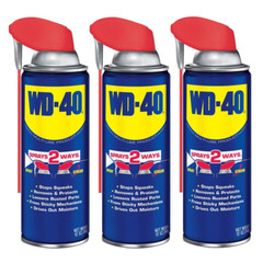 WD-40 Original Formula Multi Purpose Lubricant Penetrate Spray 3PACK Smart Straw