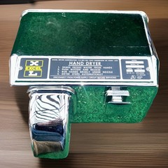 Vintage Rare Excel Hand Dryer 76C 1950s 110/120V Chrome Heater Dryer Commercial
