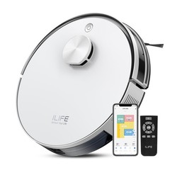 ILIFE A30s Robot Vacuum, 10000Pa Max Suction 12.99×12.99×3.74inch,