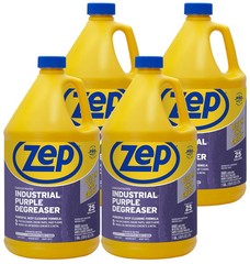 New Case of (4) I Gallon Zep Industrial Purple Cleaner and Degreaser Concentrate