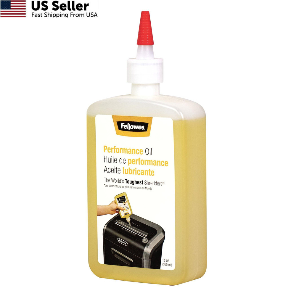 Fellowes Powershred Performance Shredder Oil, 12 oz. Single, Jam Prevention