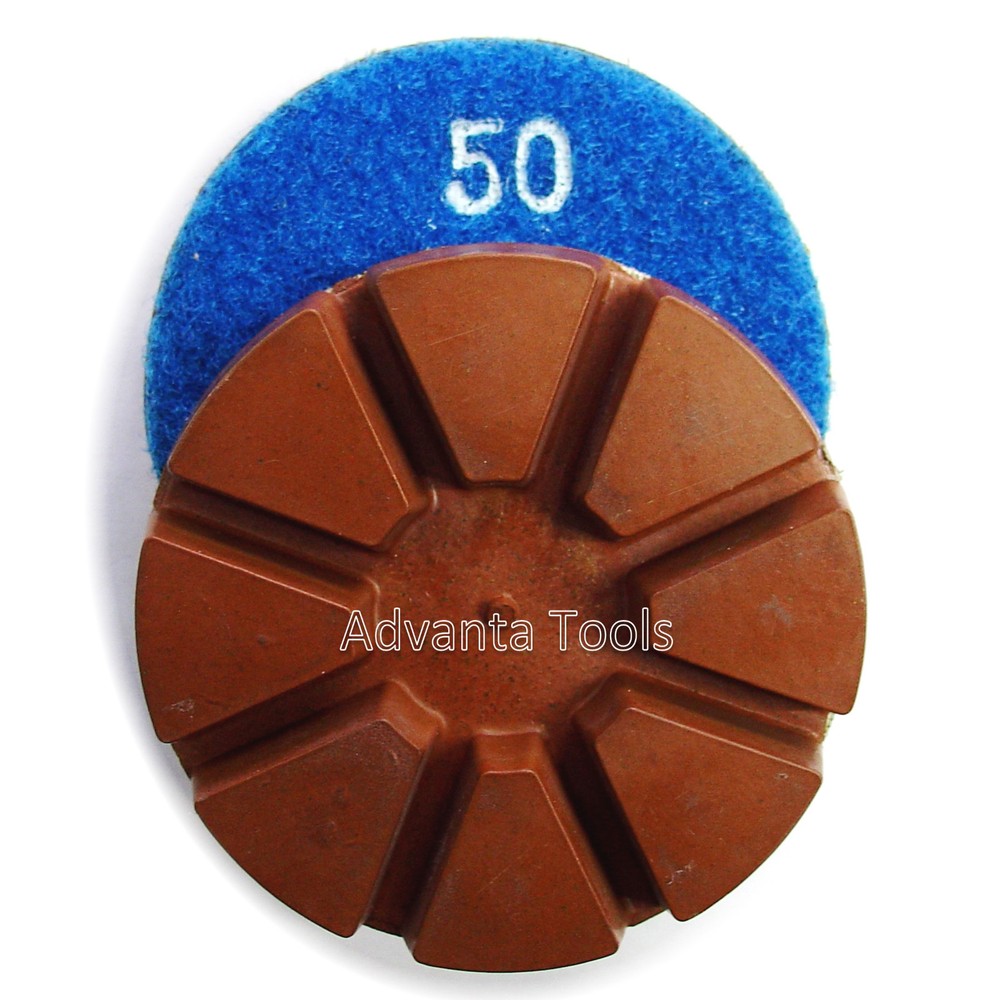 3” Metal Bond Diamond Polishing Pad for Concrete Floor – 50 Grit