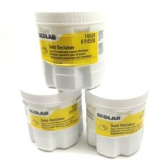 Lot of 3 Ecolab 14508 Solid Laundry Destainer (2.6 Lbs Each)
