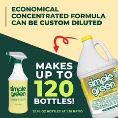 SMP14010 – Simple Green Industrial Cleaner 128 Fl Oz (Pack of 1), Transparent