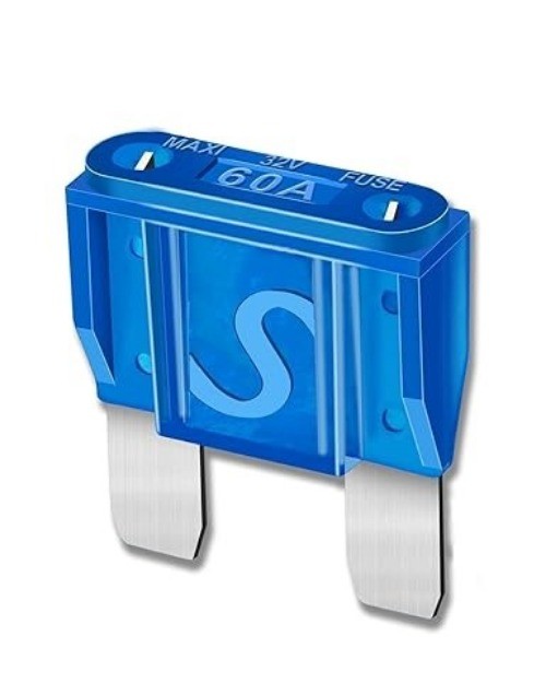 10pcs 60A Maxi Blade Fuses, 60AMP Automotive Fuse for Car, Truck, R Model: 60A
