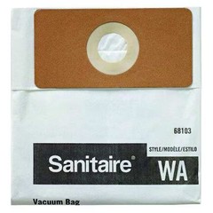 Sanitaire 6810310 Bag, Allergen, 1″ L X 11-9/64″ W, Paper, Pk5