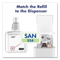 PURELL 502001 1,200 mL Push-Style Hand Sanitizer Dispenser – White (1/CT) New