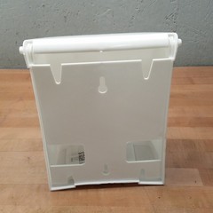 ULine H-2597 Sanitary Napkin Receptacle, Wall Mount, Plastic, White – NEW