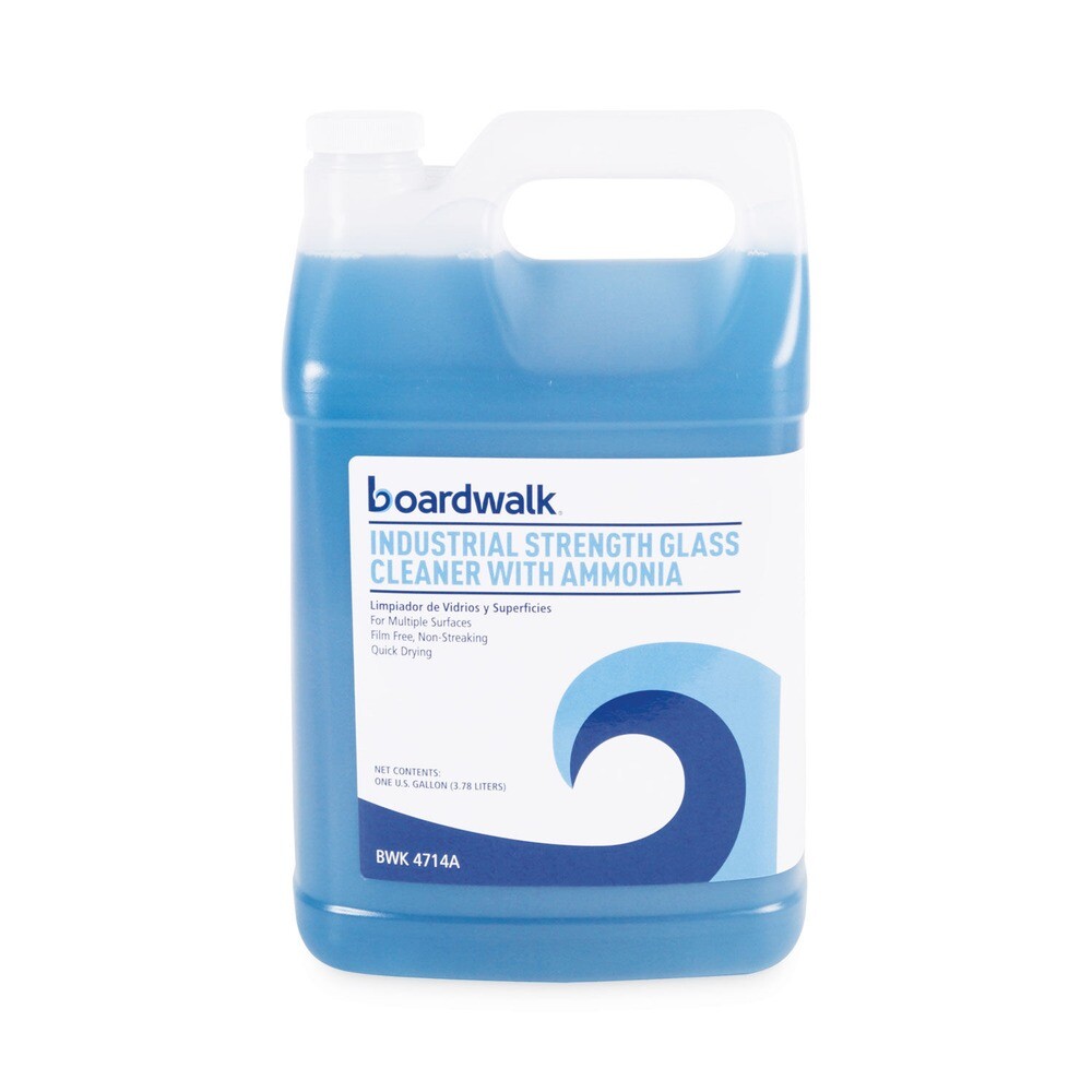 Boardwalk 4714AEA 1 gal Bottle Ind. Strength Glass Cleaner with Ammonia New