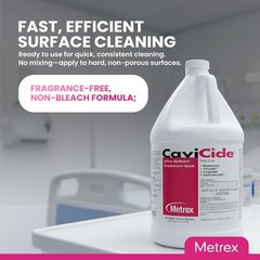 4 Case Metrex CaviCide Surface Cleaner 13-1000 Medical Devices Cleaning 1 Gallon
