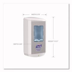 PURELL 653001 1,200 mL Soap Touch-Free Dispenser – White (1/Carton) New