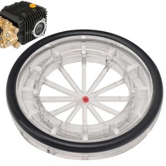 5140114-67 Pressure Washer Pump Glass Oil Cover & O-Ring Kit Compatible BLACK