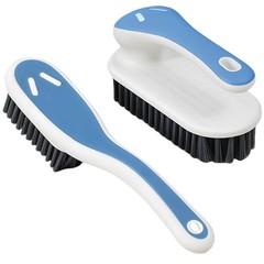 Soft Bristle Scrub Cleaning Brush Stain Remover Fabric Blue